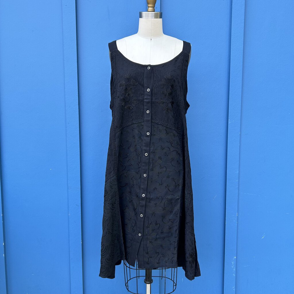 hippie embroidered dress French Connection Paulette Embroidered Dress main image 0