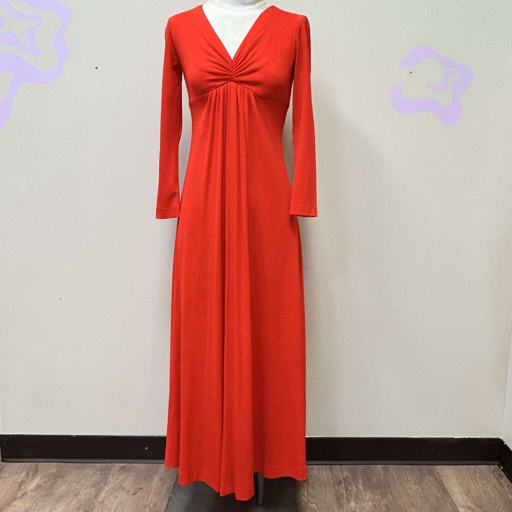 Gathered Waist Maxi Dress (Small Flaw)