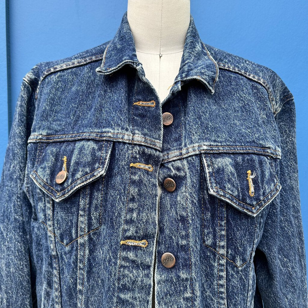 Acid Wash 90s Denim Jacket