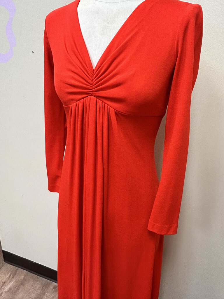 Gathered Waist Maxi Dress (Small Flaw)