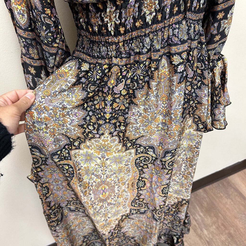 Nomad Whimsigoth Boho Midi Dress