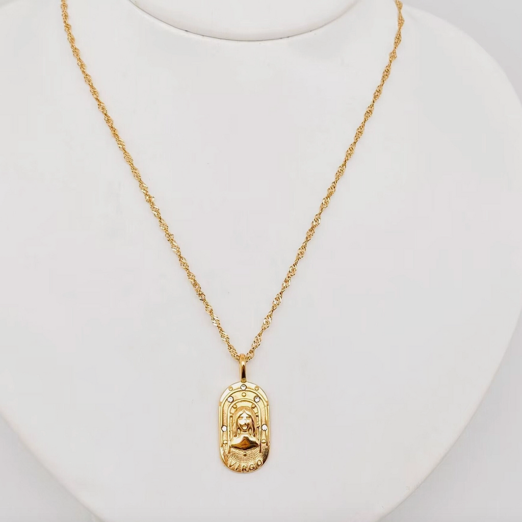 Gold-Plated Zodiac Necklace