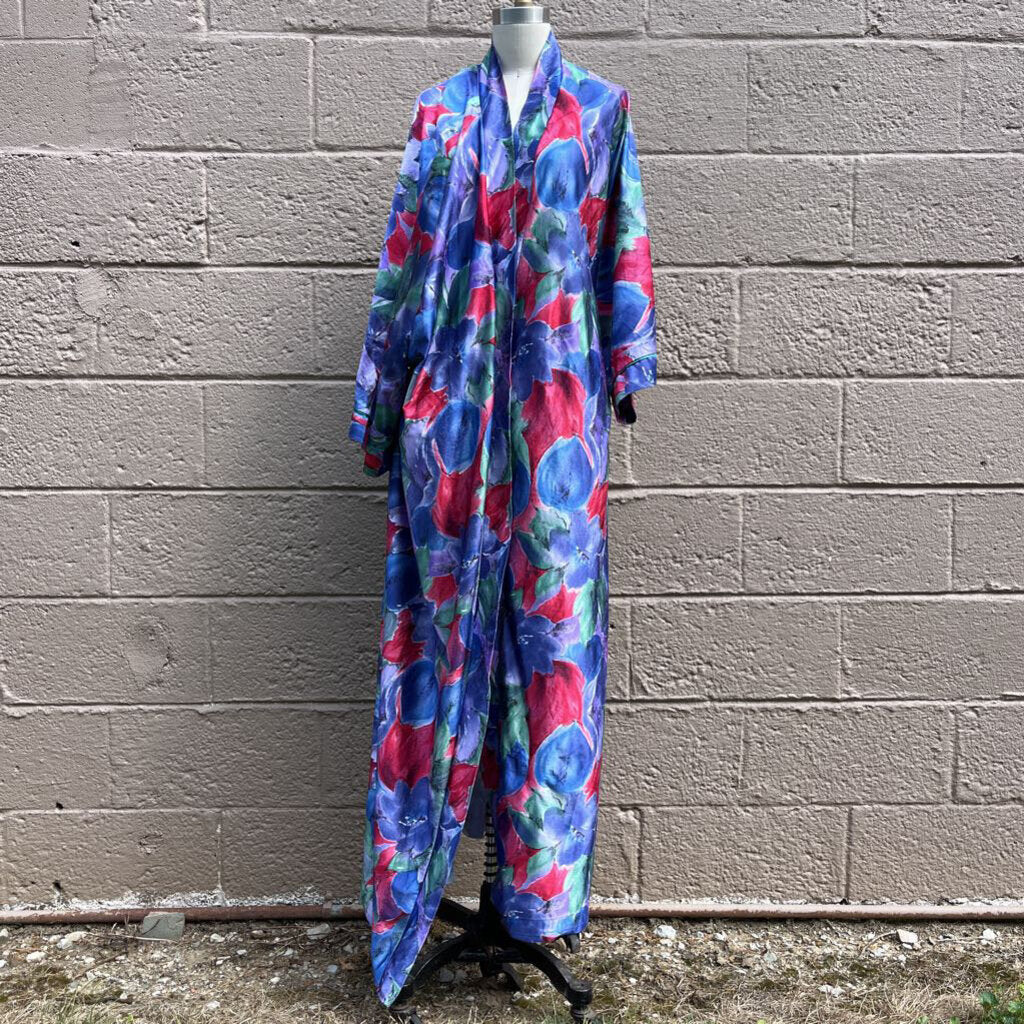 90s Floral Kimono Robe