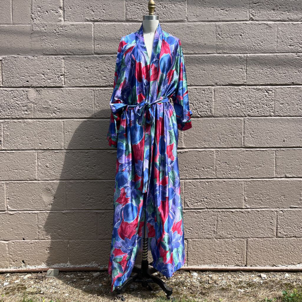 90s Floral Kimono Robe