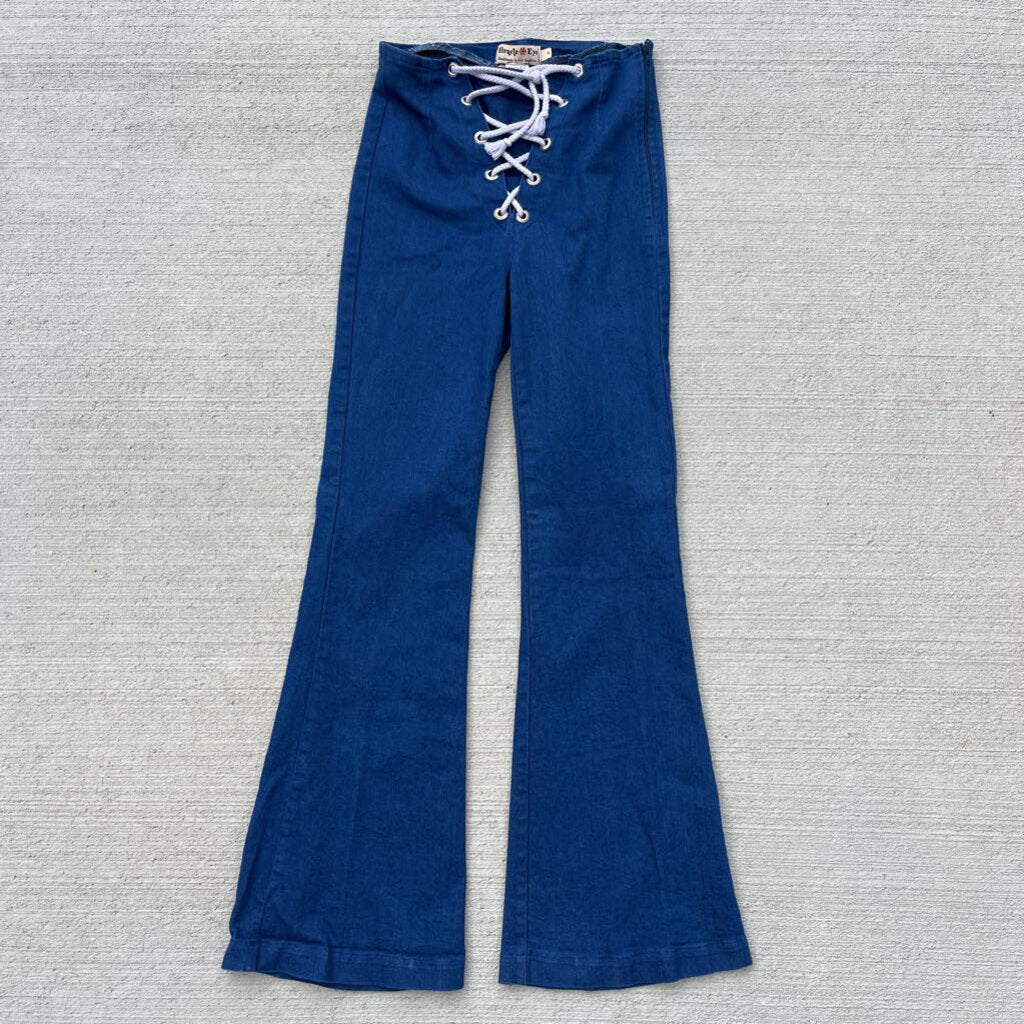 Miracle Eye Modern Lace-Up Flares